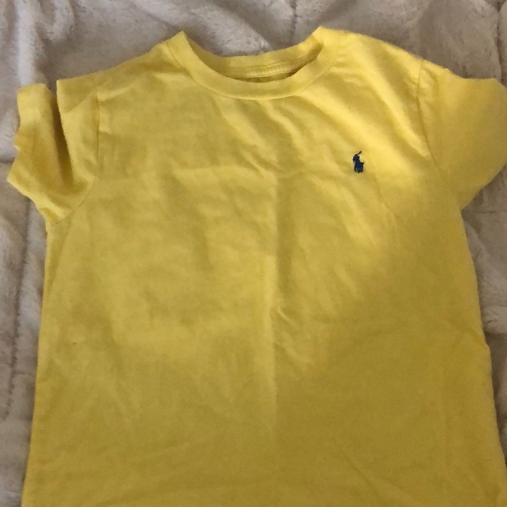 NWOT yellow Polo Ralph Lauren crew neck